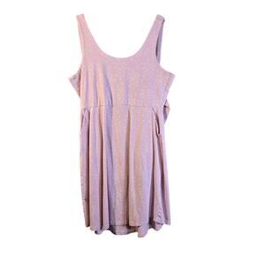 Pact XL Floral Pink Sleeveless Dress [0430]